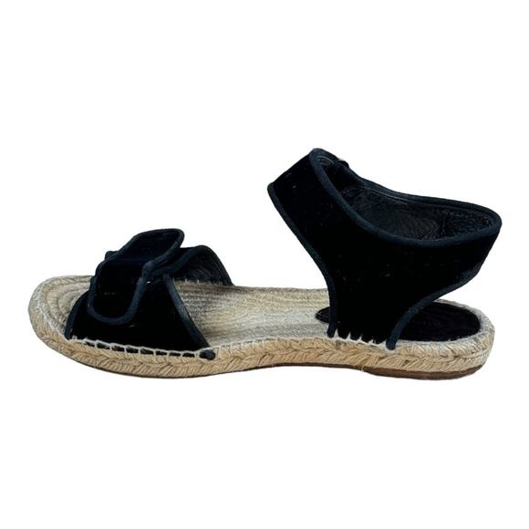 Celine Phoebe Velvet Espadrille Sandals - Picture 2 of 6
